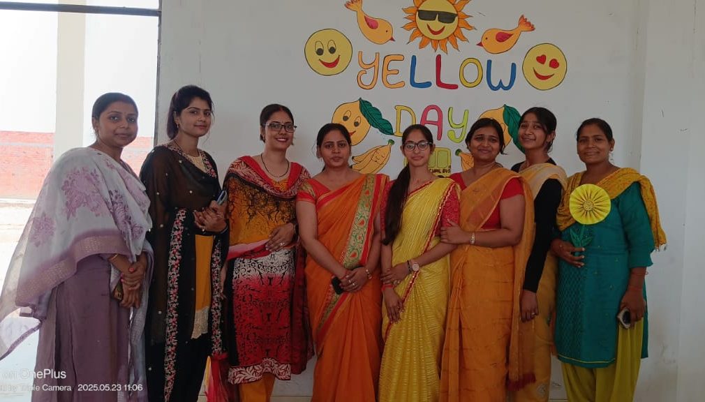 Yellow Day in Summer Camp